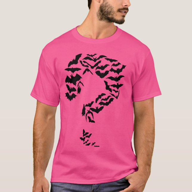 Funny Sheldon Nerdy Bats Question Mark Comic Hero  T-Shirt (Front)