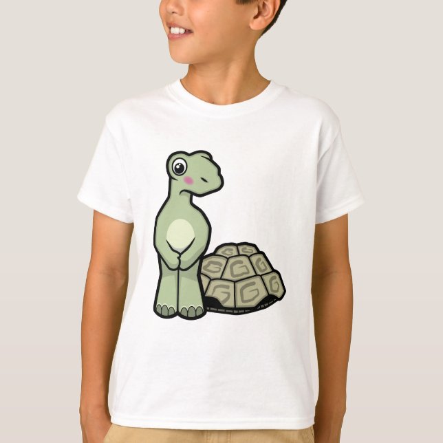 Funny Shell-less Tortoise Kids T-Shirt (Front)