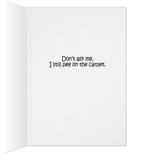 Funny Sheltie Birthday Card (Inside (Right))