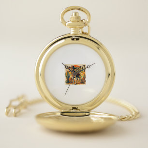 Funny Sheriff Dog Shirt Greyhound Whippet Dog Mom  Pocket Watch