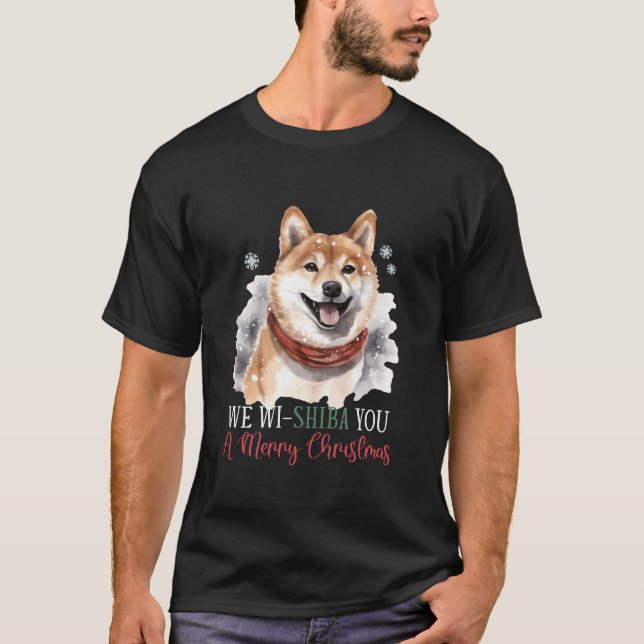 Funny Shiba Inu Christmas Pun Shiba Inu Lover Owne T-Shirt (Front)