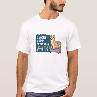 Funny Shiba Inu Dog Quote Armchair Illustration T-Shirt
