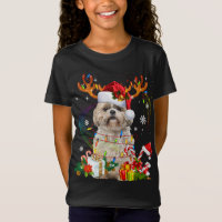 Funny Shih Tzu Christmas Reindeer Christmas Lights