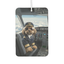 Funny Shih Tzu Pilot Custom Car AirFreshener