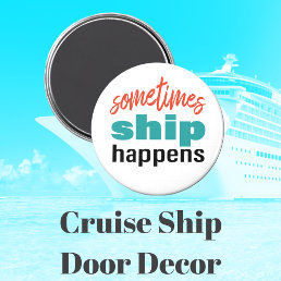 Funny Ship Cabin Door Marker Cruise Magnet