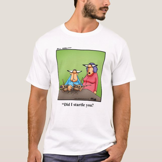 Funny Ship Model Builder Humor Tee Shirt (Front)