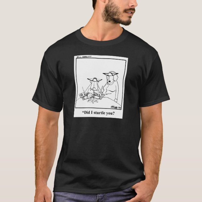 Funny Ship Modeling Cartoon T-shirt! T-Shirt (Front)