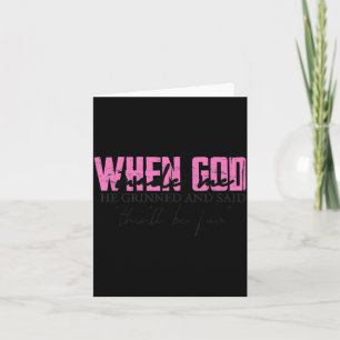 Funny Shirt Christian Quote Faith Humor Saying Card