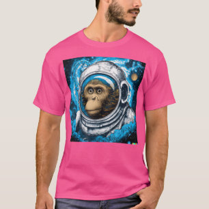 Funny Shirt Monkey in Space Funny Shirt Men Women