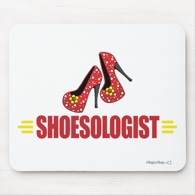 Funny Shoes Mouse Pad (Front)