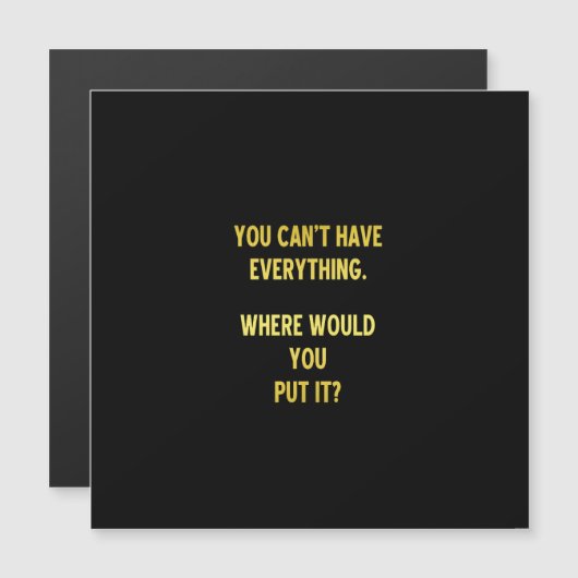 Funny Shopping Hoarding Joke (Front/Back)