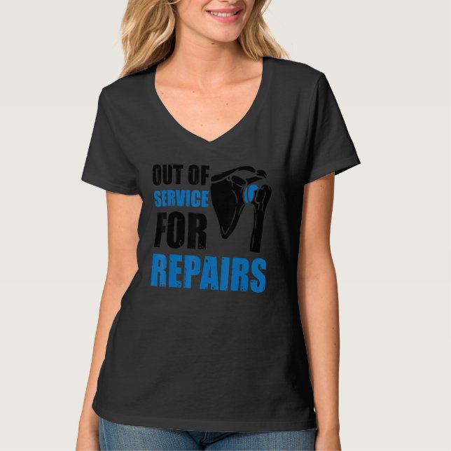 Funny Shoulder Surgery_1 T-Shirt (Front)