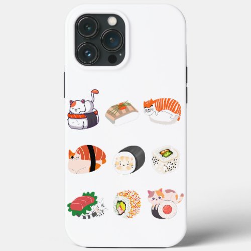 Funny Shushi Cat Pet Lover Gift Ideas iPhone 13 Pro Max Case