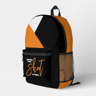 Funny Shutterbugs Shoot to Thrill Printed Backpack