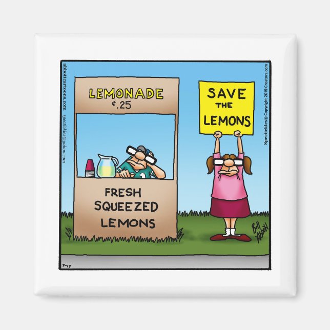 Funny Sibling Humor Refrigerator Magnet (Front)