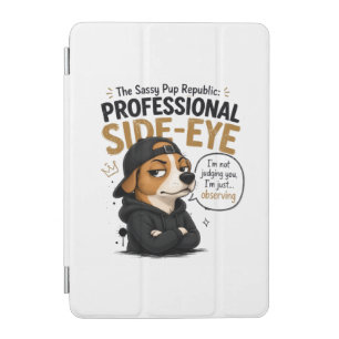 Funny Side-Eye Dog - "I'm Not Judging You" iPad Mini Cover