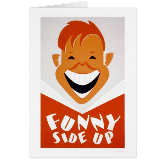 Funny Side Up Reading 1939 WPA Cards (Front)