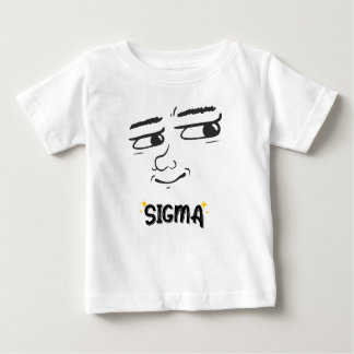 Funny Sigma Face – Alpha Mindset with a Twist Baby T-Shirt