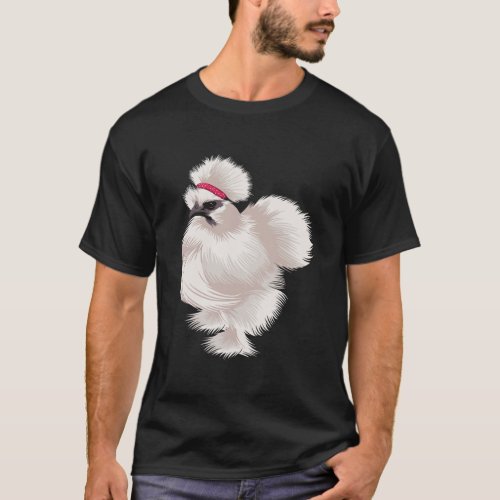 Funny Silkie Chicken T_Shirt