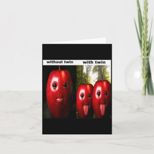 Funny Silly Ai Gen Z Meme Brainrot Humor Twins Bro Card