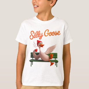 Funny Silly Goose Cute Goose Meme Goose T-Shirt