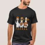 Funny Silly Goose Duck Football Fall Football Game T-Shirt<br><div class="desc">Funny Silly Goose Duck Football Fall Football Game Day Cheer</div>