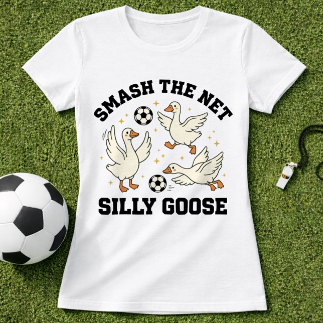 Funny Silly Goose Soccer Pun T-Shirt (Creator Uploaded)