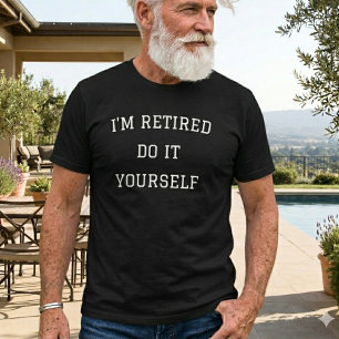 Funny Simple Retirement Grandpa T-Shirt