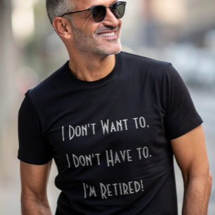 Funny Simple Retirement Grandpa T-Shirt
