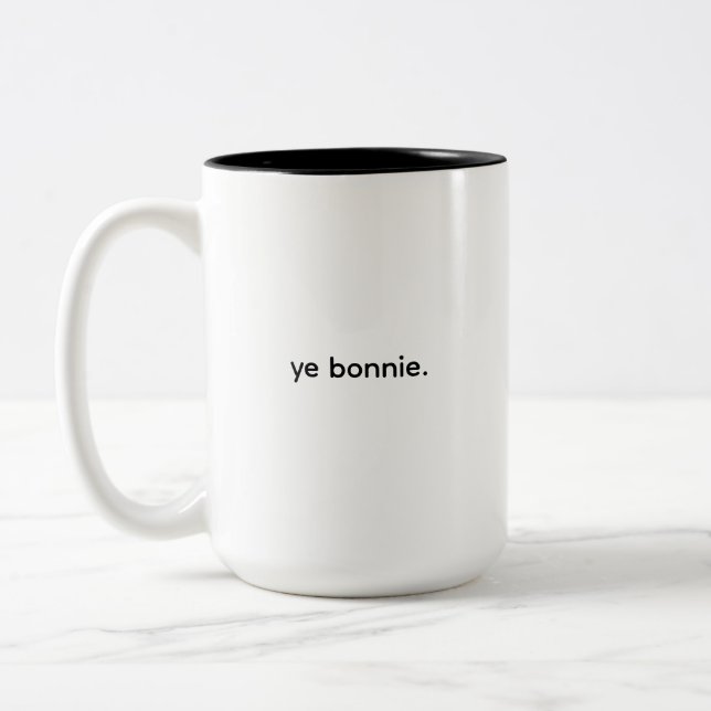 Funny Simple Scottish Mug (Left)