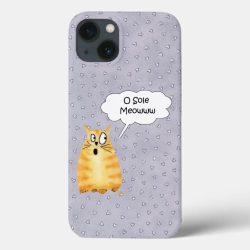 Funny Singing Cat iPhone 13 Case
