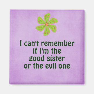 Funny Sister Quote Magnet