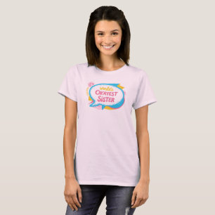 Funny Sister Sayings "World's Okayest Sister" T-Shirt