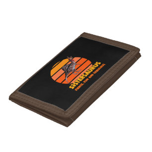 Funny Sistersaurus Dino Sister Humor Design Trifold Wallet