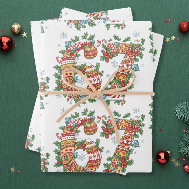 Funny Six Seven 67 Brainrot Meme 6 7 Christmas Wrapping Paper Sheets (Funny Six Seven 67 Brainrot Meme 6 7 Christmas Wrapping Paper Sheets
)