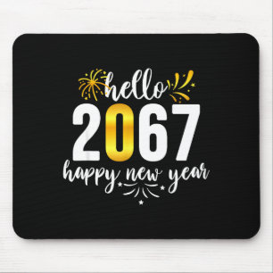 Funny Six Seven 67 Meme Happy New Year Mouse Pad