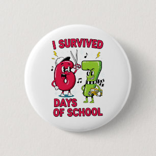 Funny Six Seven 67 School Meme Numbers Teacher Stu Button