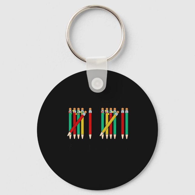 Funny Six Seven 6 7 Meme Gen Alpha 67 If You Know  Keychain (Front)