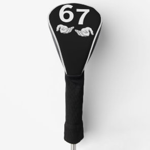 Funny Six Seven 6 7 Meme Gen Alpha Slang 6 7 Hands Golf Head Cover