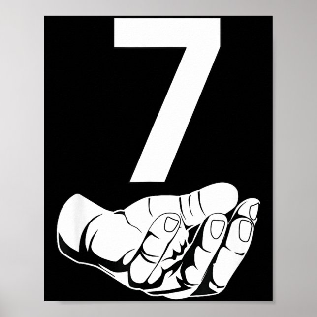 Funny Six Seven Gen Alpha Slang Meme 6 7 Matching  Poster (Front)