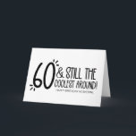 Funny Sixty Getting Old 60TH Birthday For Friend Card<br><div class="desc">Celebrate in style with this beautiful Happy Birthday card, perfect for adding a personal touch to someone’s special day. Designed and printed in our home studio using high-quality materials, this card is ideal for family, friends, coworkers, or anyone you want to make feel extra special. With its vibrant design and...</div>