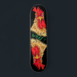 Funny Skateboard with Surprised Rooster - What ?<br><div class="desc">Customizable - Funny Skateboard with Surprised Curious Rooster - What ? - Cartoon Fun Drawing and Playful Text - or Choose / Add Your Unique Text / Font / Color / Size - Make Your Special Skateboards Gifts - Resize and move or remove and add elements / image with Customization...</div>