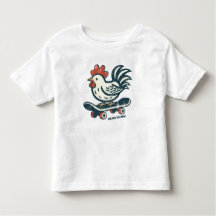 Funny Skateboarding Farm Chicken Personalized