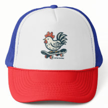 Funny Skateboarding Farm Chicken Personalized