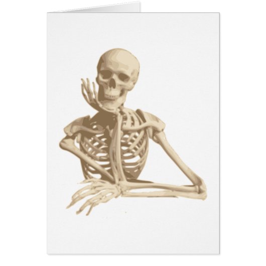 Funny Skeleton Cards (Front)
