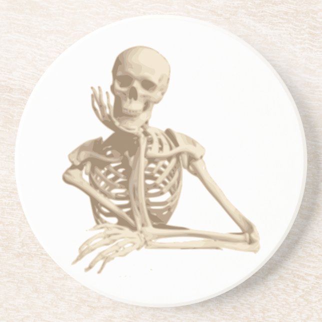 Funny Skeleton Coaster (Front)