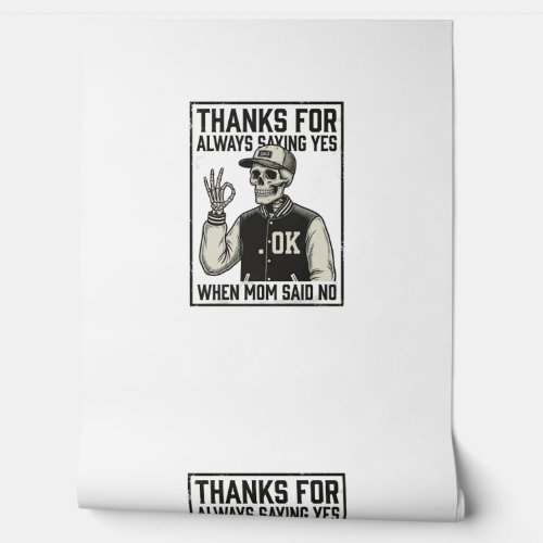 Funny Skeleton Dad Saying Yes Vintage Shirt Design Wallpaper