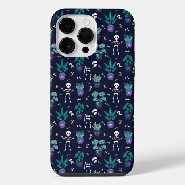 Funny Skeleton Halloween Hocus Pocus witches Iphone Case (Back)