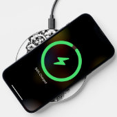 Funny Skeleton Holding A Cat Halloween Wireless Charger (Phone)