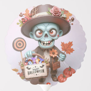 Funny Skeleton in a Hat, by Natasha Us Balloon